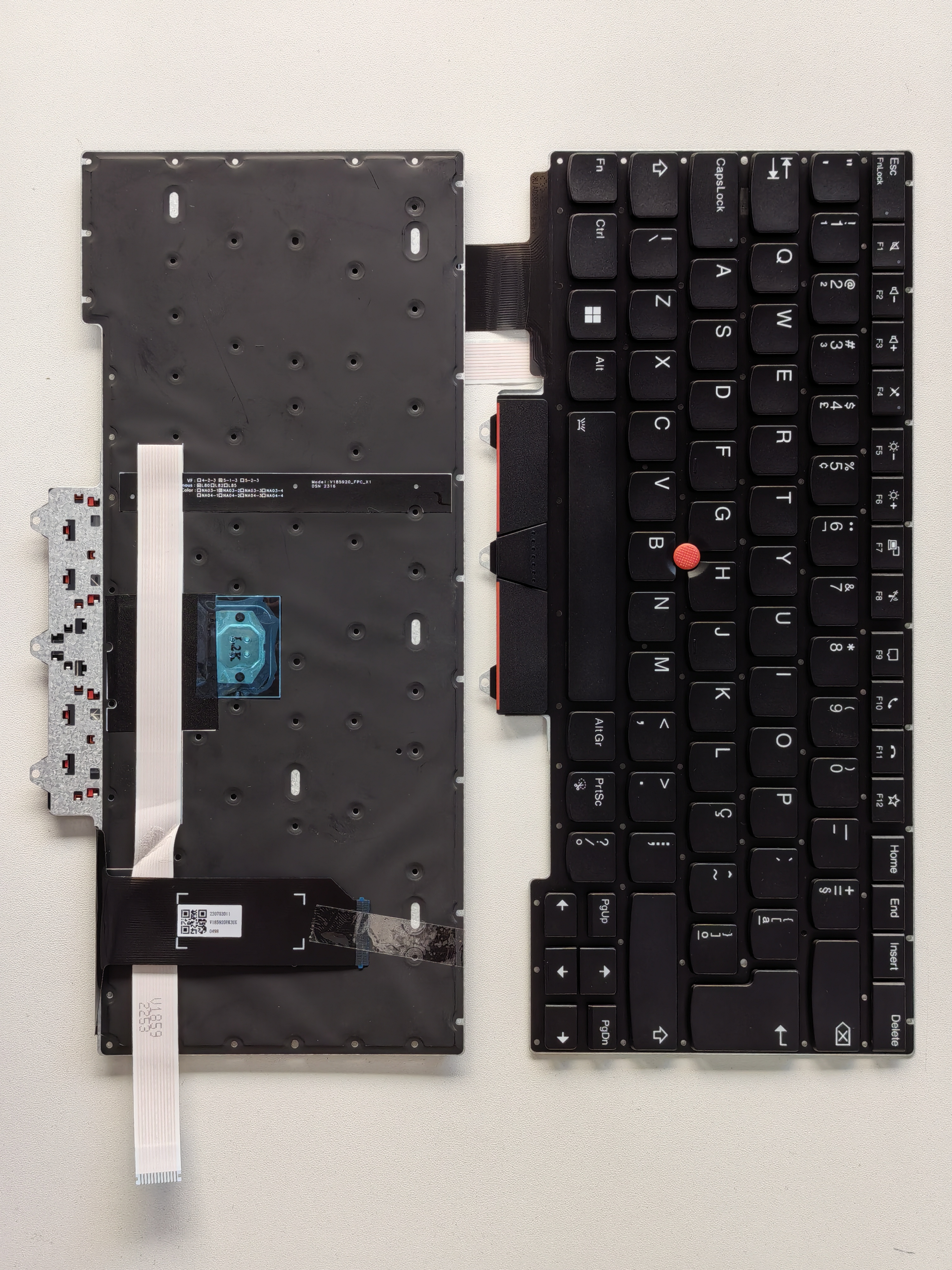 Picture of New Replacement Laptop Keyboard For IBM E14 second generation/E14 GEN2 BLACK With Point Backlit BR Layout